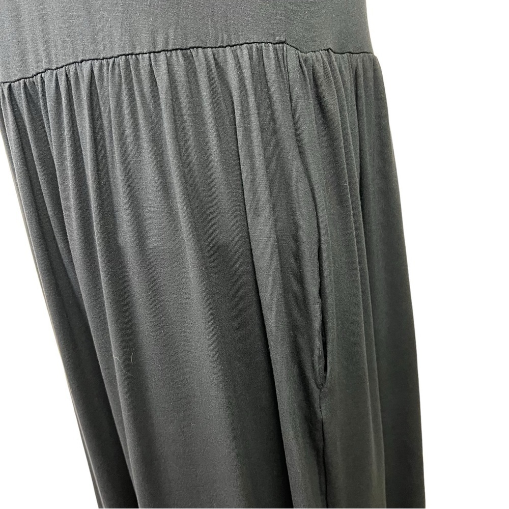 Venus Women’s MIDI Pullover Sundress Sz 1X Color Black Stretch Sleeveless - Picture 8 of 14